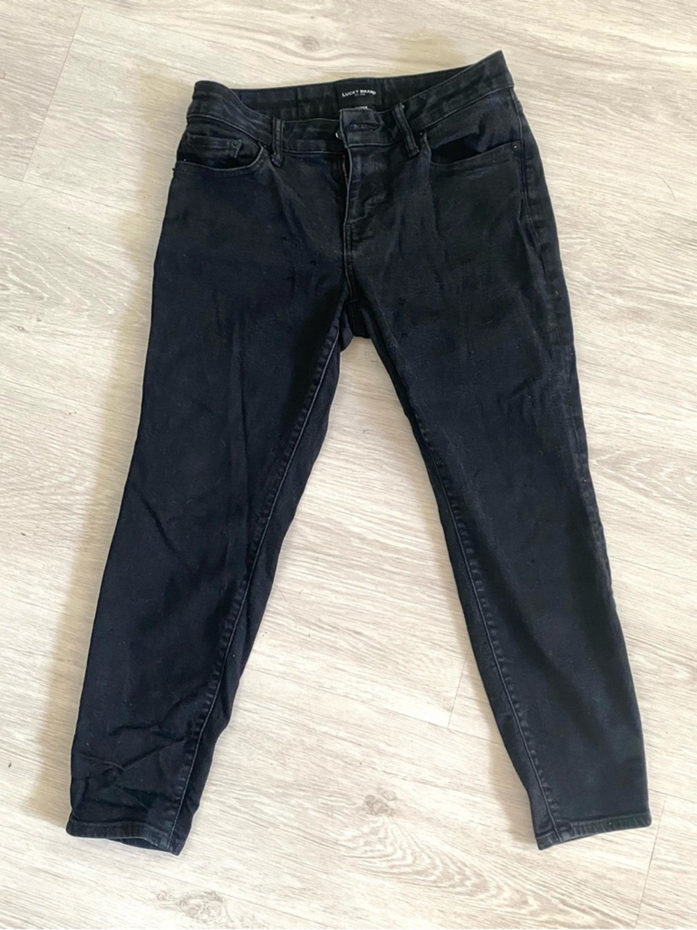 Lucky Brand Women's Black Low Rise Skinny Jeans - Stretch Denim